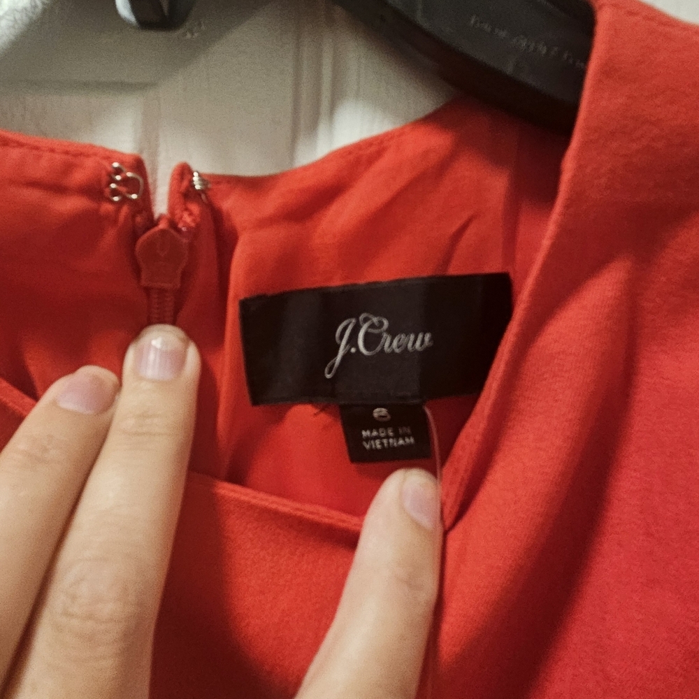 J. Crew Red Sheath Dress NWT - Picture 2 of 10
